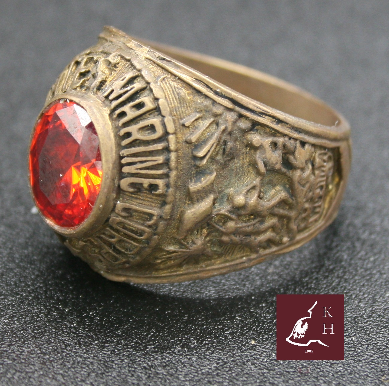 UNITED STATES MARINE CORPS RING Karl Häuser