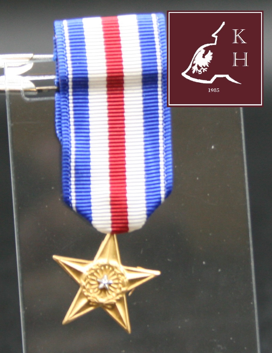 US Silver Star Medal SSM SMALL SIZE MIGNON Karl Häuser