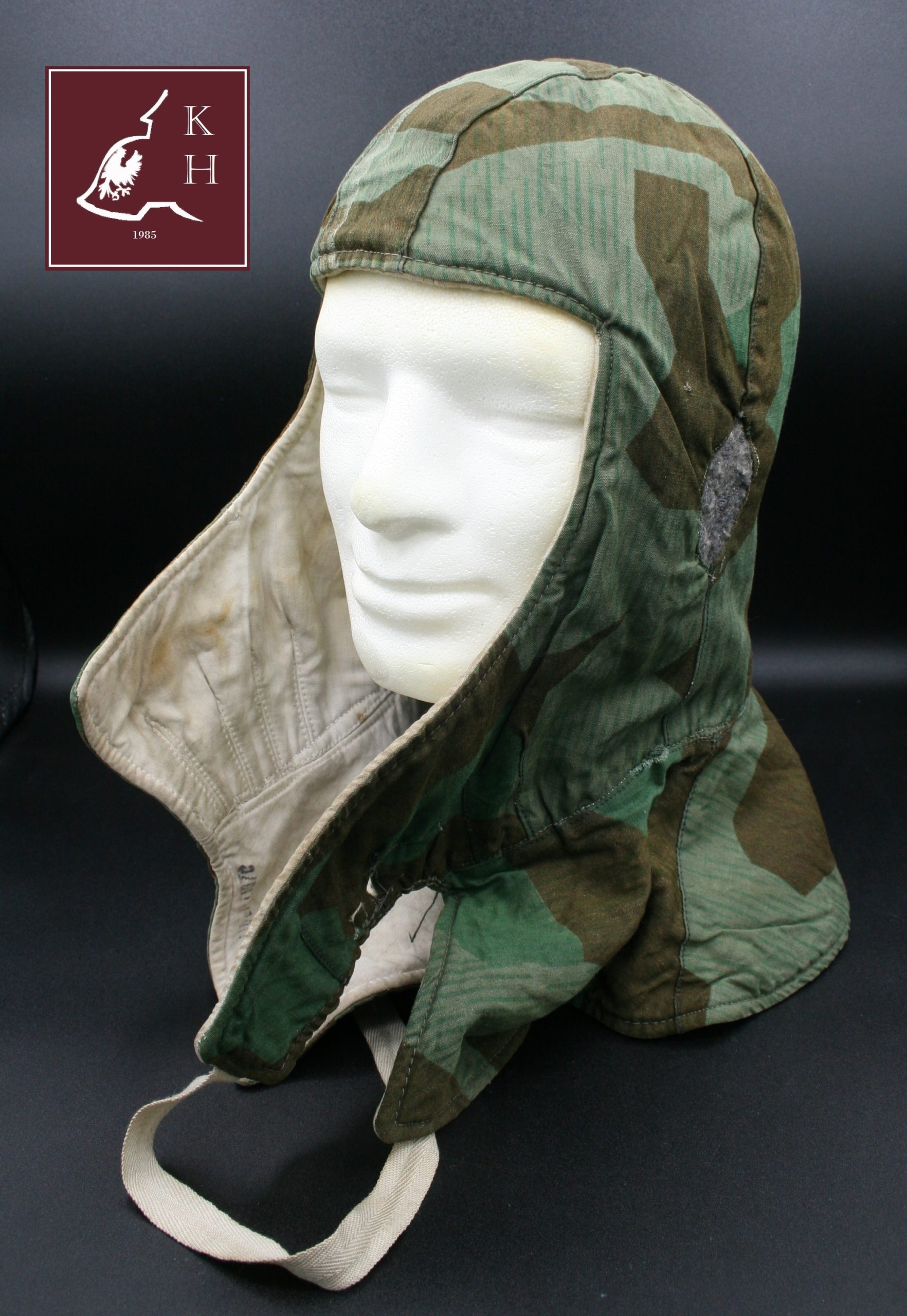 Wehrmacht Tarnkapuze reversible german hood Karl Häuser